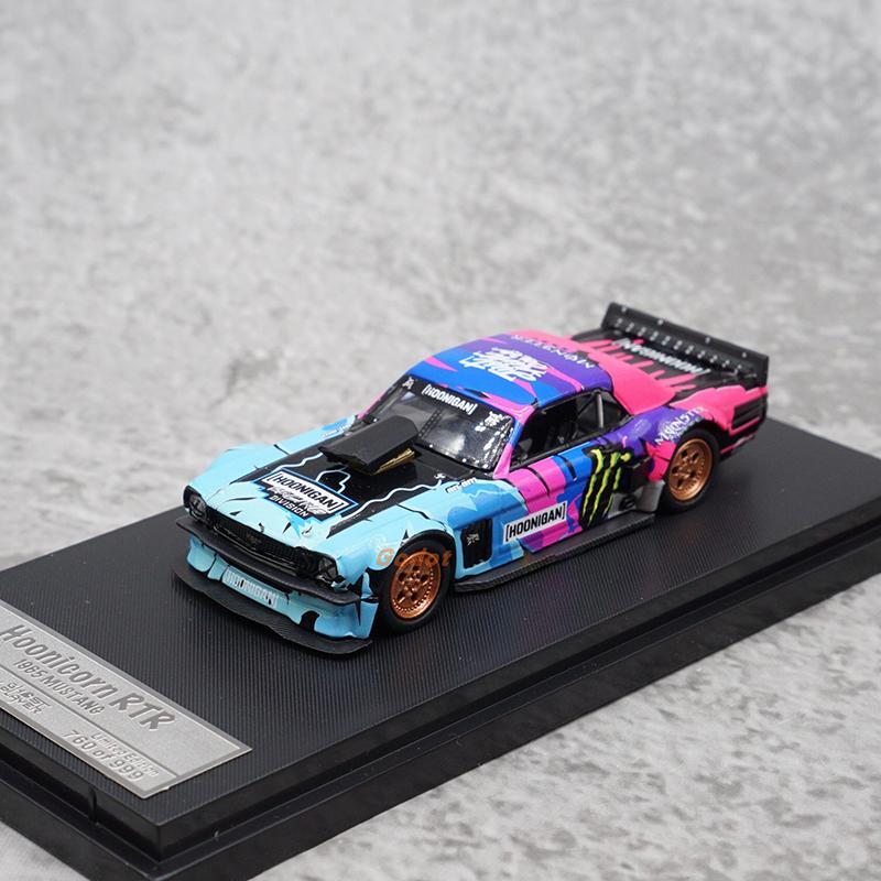 SW 1:64 Mustang RTR V3 Hoonicorn Alloy Car Diecasts & Toy Vehicles Car Model Miniature Scale Model Car For Children