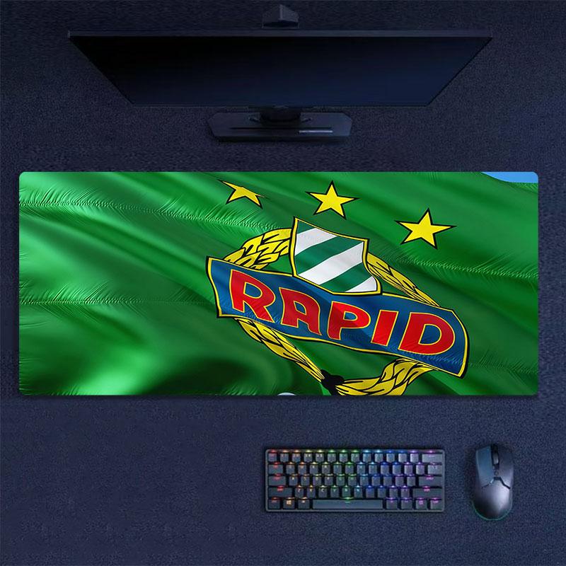 Rapid Vienna Mouse Pad, Large Gaming Desk Mat, Non-slip XXL Mousepad for Laptop & Tablet, Mini PC Playmat with Stitched Edges