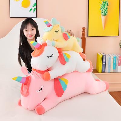 Кукла-единорог, плюшевая игрушка, подушка, детский подарок, кукла-пони-ангел, подушка для сна