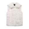 2024 Autumn/Winter Women's Faux Fur Sleeveless Vest - European & American Style