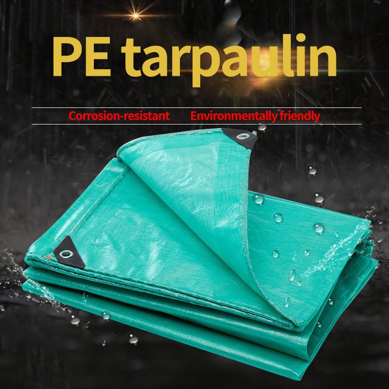 Rainproof Tarpaulin Shading Cloth Tarpaulin Camping Tent Mat Pavilion Awning Canopy Tent Sun Shade Cover Waterproof Sun Shelter