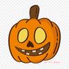 Halloween Pumpkins Clip Art Iron On Heat Transfer Printing Vinyl Patches Sticker for Clothes DIY Appliques Washable Patches