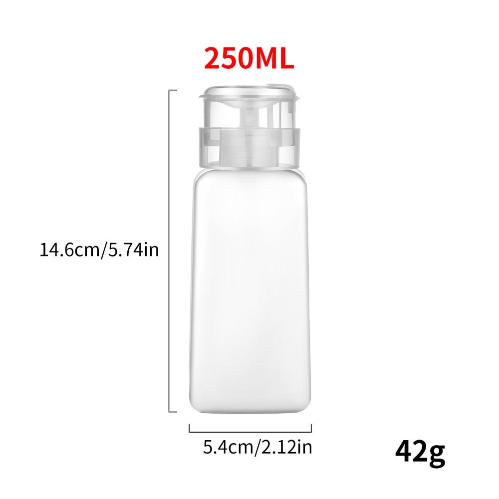 Пластиковый флакон для ногтей, непроливающийся, пустой, с помповым дозатором, многоразовый контейнер, инструменты для маникюра