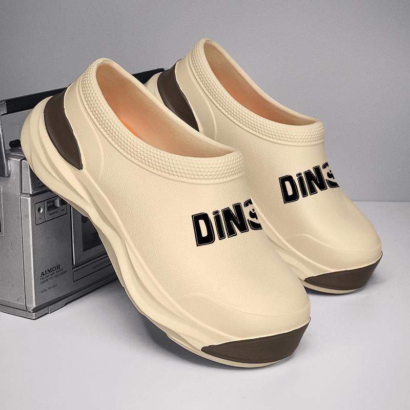 Новые мужские тапочки из ЭВА, зимние мужские повседневные рабочие туфли для ванной, кухни, с толстой подошвой, водонепроницаемые, противоскользящие, для улицы, для снега