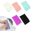 70 Pcs Keyboard Sticker for Long Nails Universal Nail Art Keyboard Bubbles Self-Adhesive Silicone Typing Keycaps for Office Girls Gaming