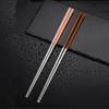 1Pair Stainless Steel Chopsticks Long Chopsticks Cook Noodles Deep Fried  Pot Chinese Chopsticks Reusable Metal Chopstick