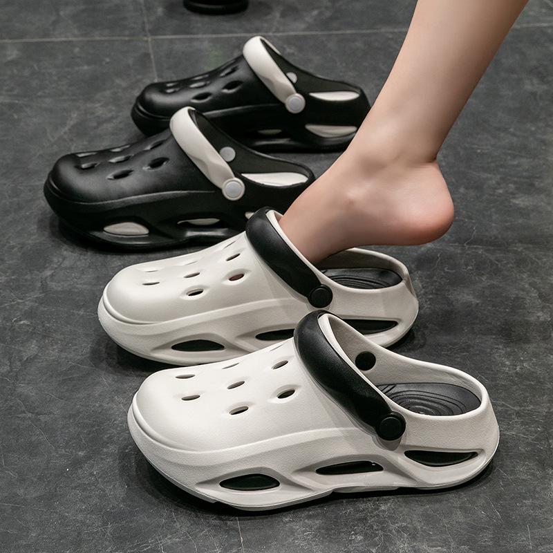 Женские садовые клоги на толстой подошве с нескользящей подошвой - Съемный комфорт для лета, пляжа и улицы
