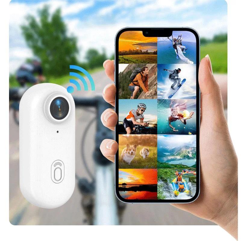 H88 1080P 4K Крошечная экшн-камера WiFi Спортивная камера Объектив с широким углом обзора 120° Встроенный аккумулятор 800 мАч