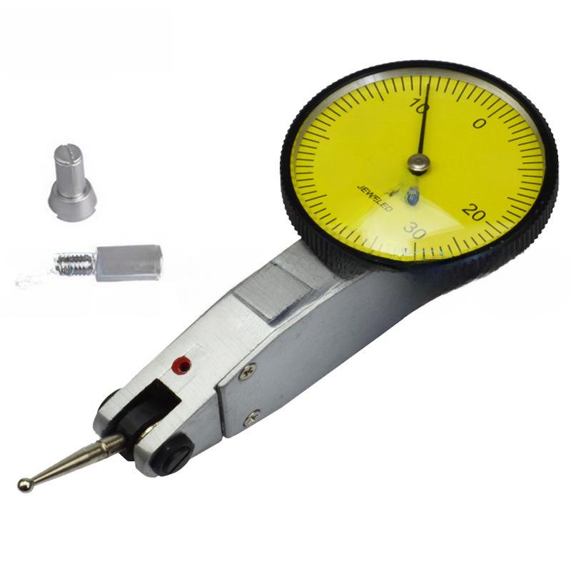 Ударопрочный водонепроницаемый рычажный циферблатный индикатор для калибровки 0-0,8 мм - поясной ушной индикатор для сиденья стола
