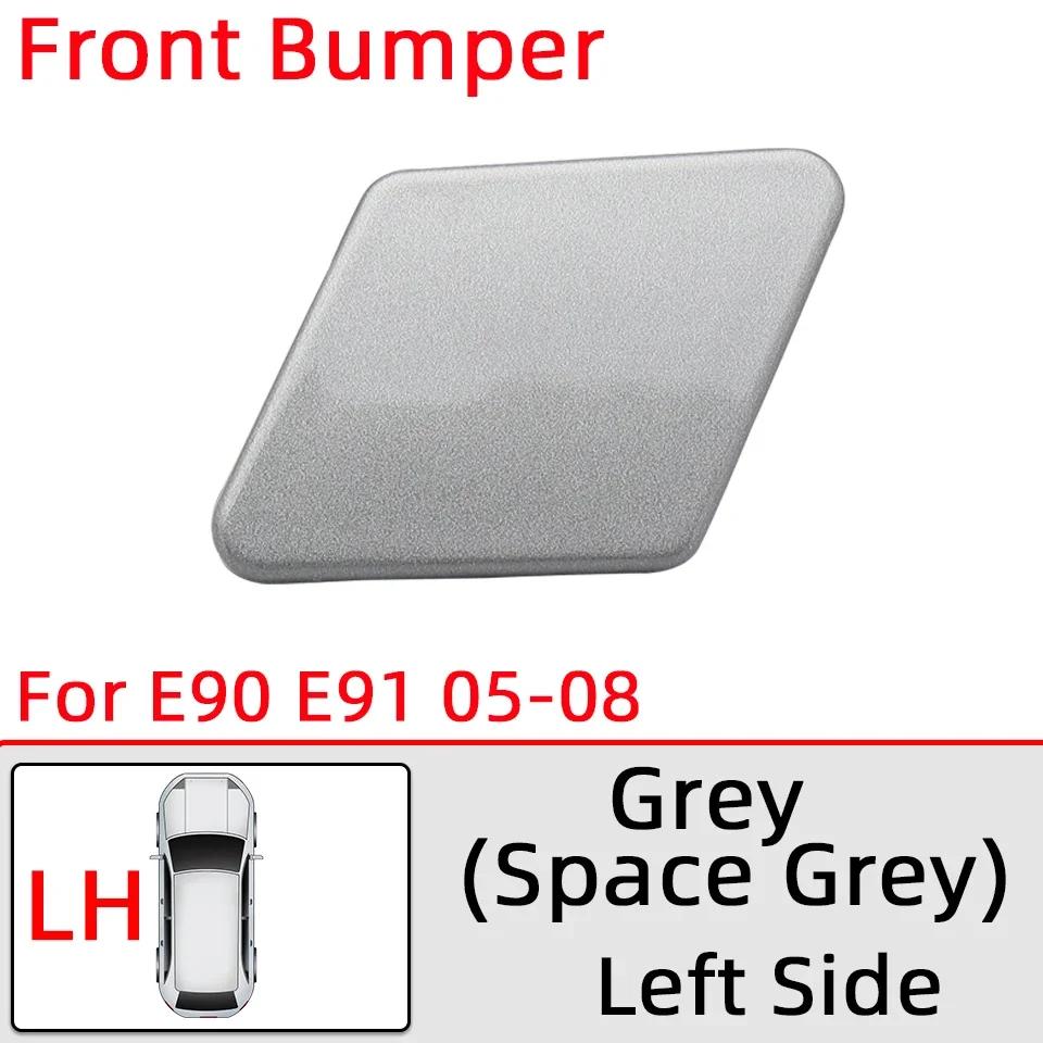 Headlamp Washer Nozzle Cover For BMW 320 325 328 330 335 E90 E91 LCI 2005-2008 2009-2012 Car Headlight Water Spray Lid Painted