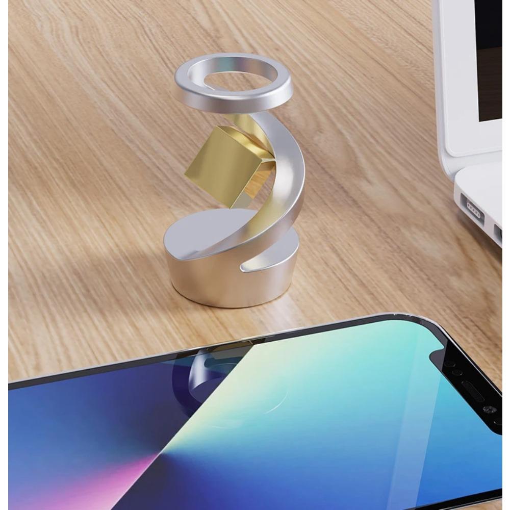 Relieve Stress Floating Gyroscope Official Desk Gadgets Metal Stress-Stress Reducing Toys Fidget Spinner Roller Spinning Top Tip