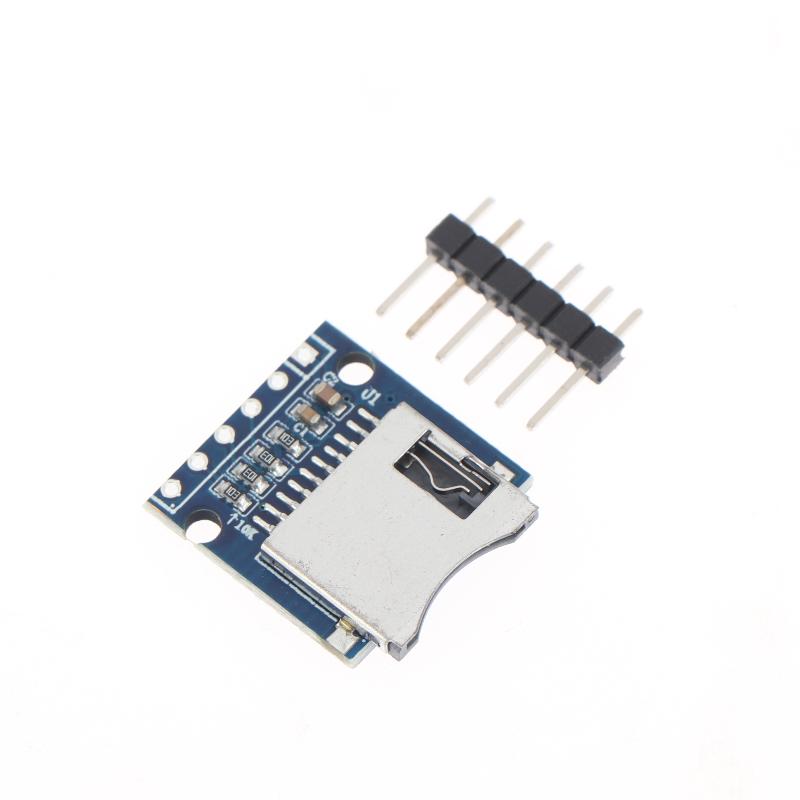 Модуль чтения карт Mini SD 1/2/3 шт. Модуль памяти Разъемы не припаяны Для Arduino Набор для самостоятельной сборки