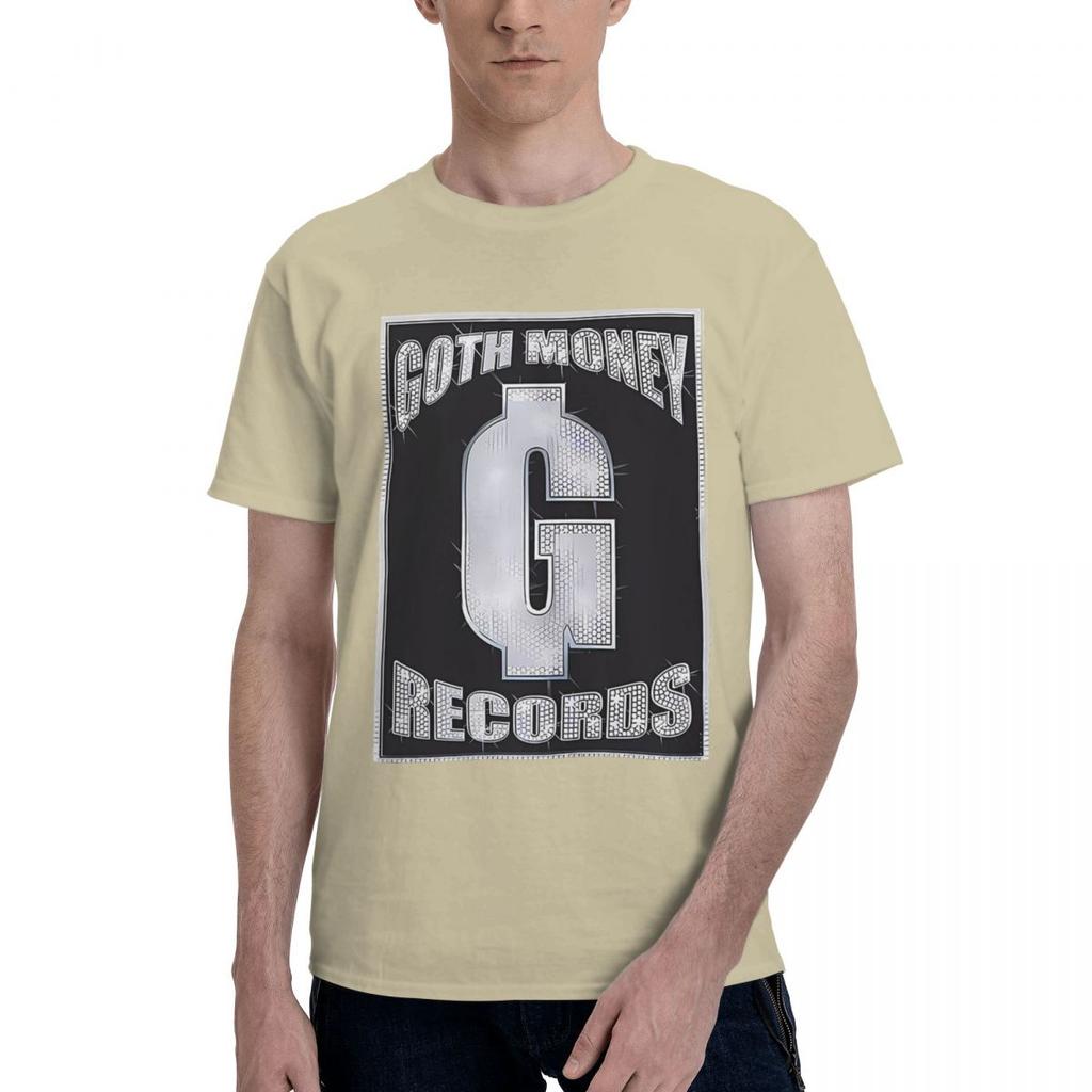 Goth Money Records Блестящая Повседневная Дышащая Удобная Футболка 100% Хлопок Высококачественная Мужская Одежда Забавные Подарки