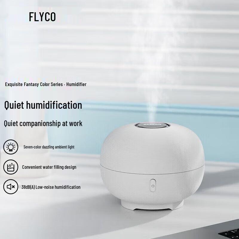 FLYCO FH9200 500ml Desktop Humidifier and Purifier CN plug (adapter included)