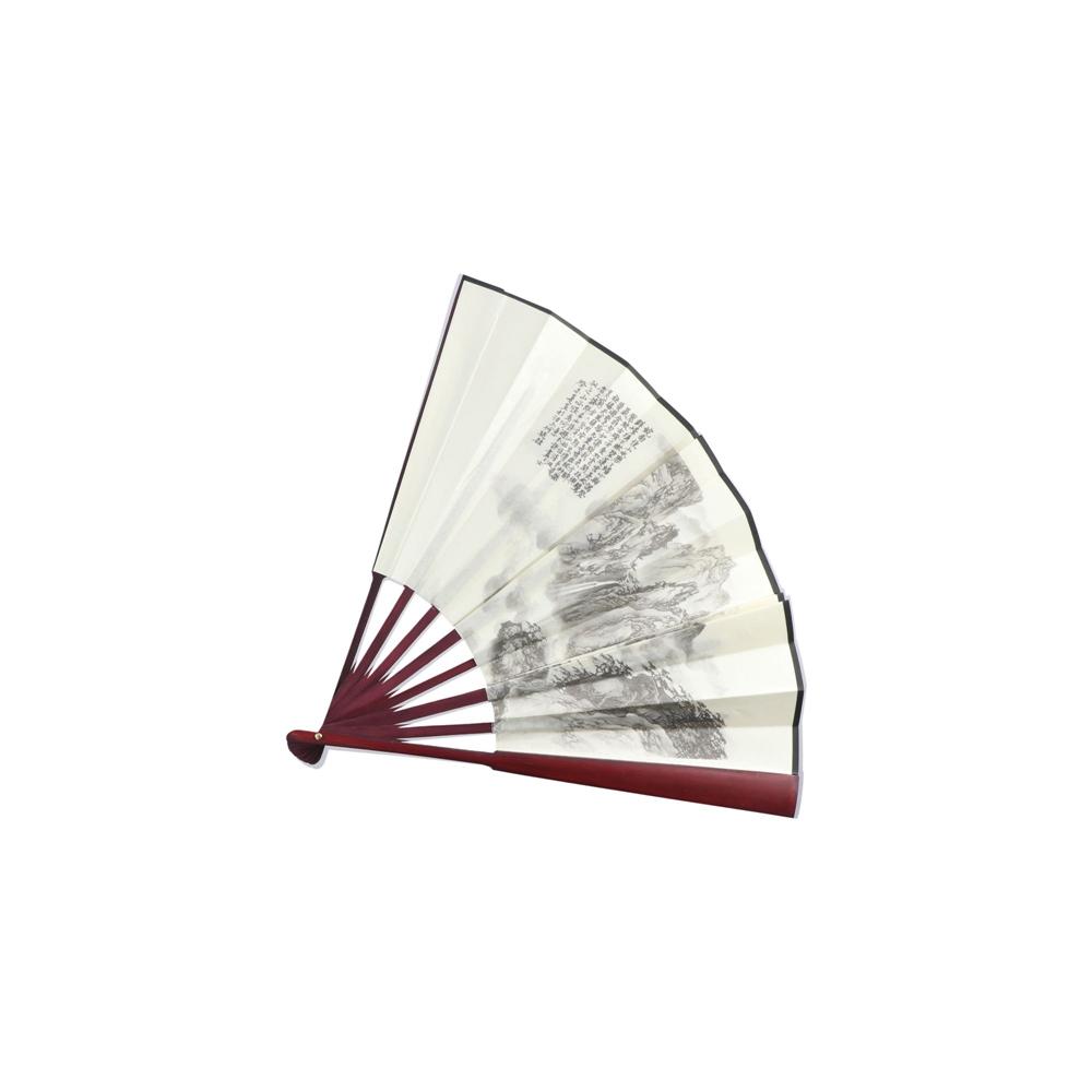 Бамбуковая ручка Веер Ручной веер Китайский ретро-стиль Бамбуковый веер Прочный Складной веер Для лета Ежедневного использования Танцев