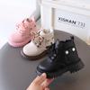 Autumn Winter Girl's Ankle Boot New Solid Color Versatile Children Fashion Boots Non-slip Thick Bottom Kids Causal Short Boots