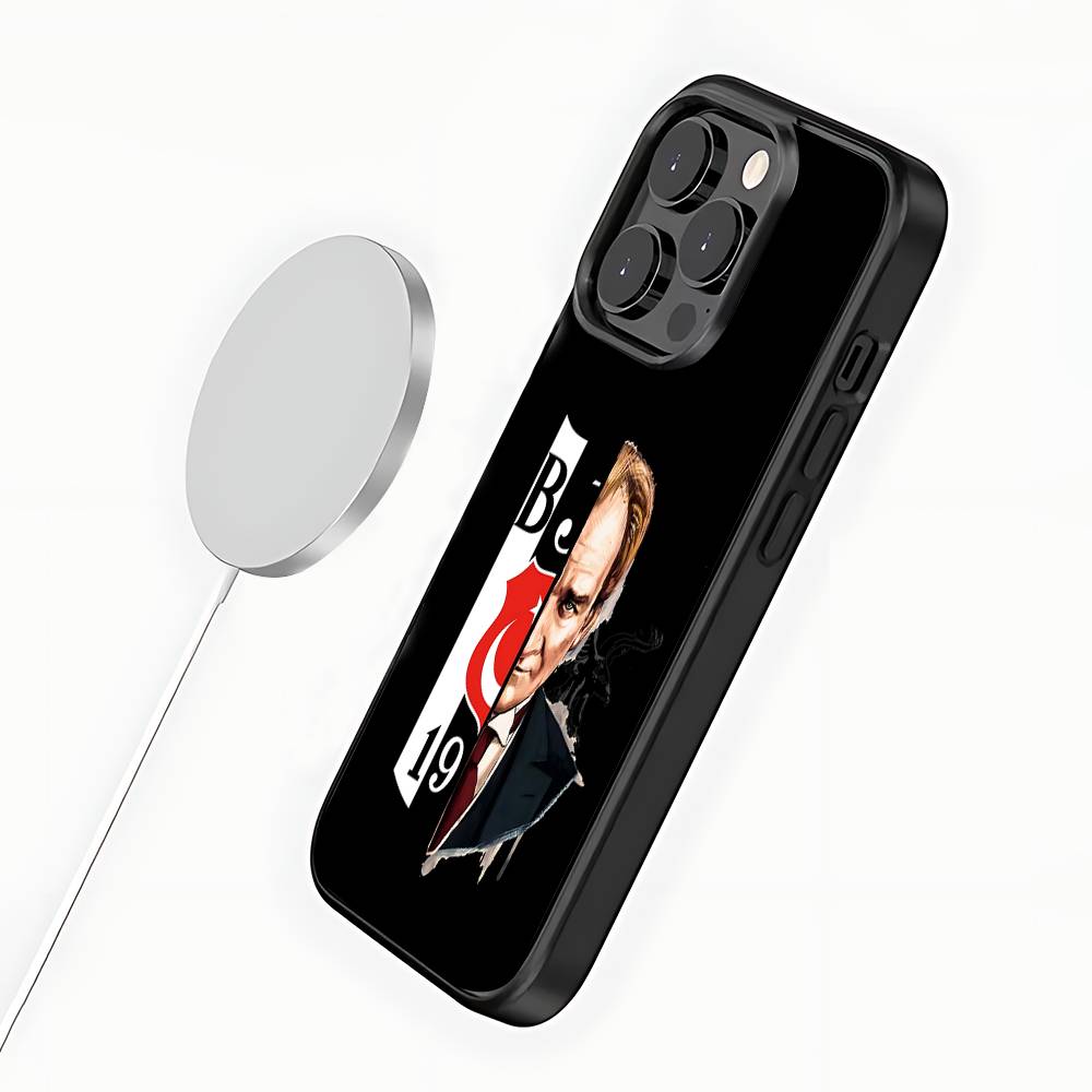 Модный Чехол для Телефона Besiktas BJK Для iPhone 17,16,15,14,13,12,11,Pro,Max,Plus,Mini,SE4,E Магнитный Magsafe Беспроводная Зарядка