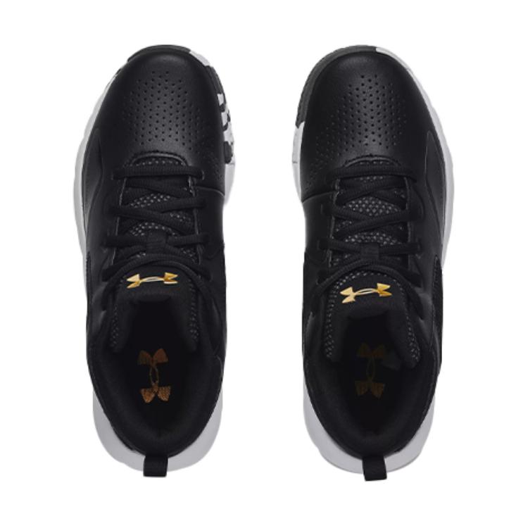 Kids' Sneakers Under Armour Lockdown 5 Black Metallic Gold (GS) Black/Metallic Gold/White