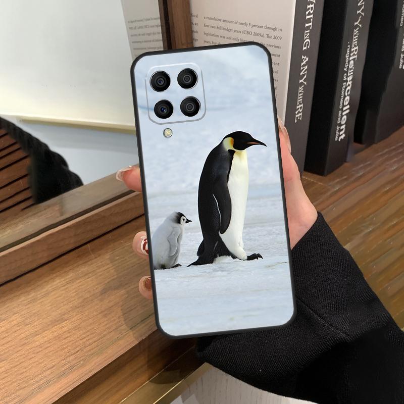 Пингвин Снег Арктика Милое Животное Чехол Для Samsung Galaxy M56 M06 M16 M36 M52 M32 M12 M54 M34 M14 M35 M55 M15 M11 M31 M13 M53