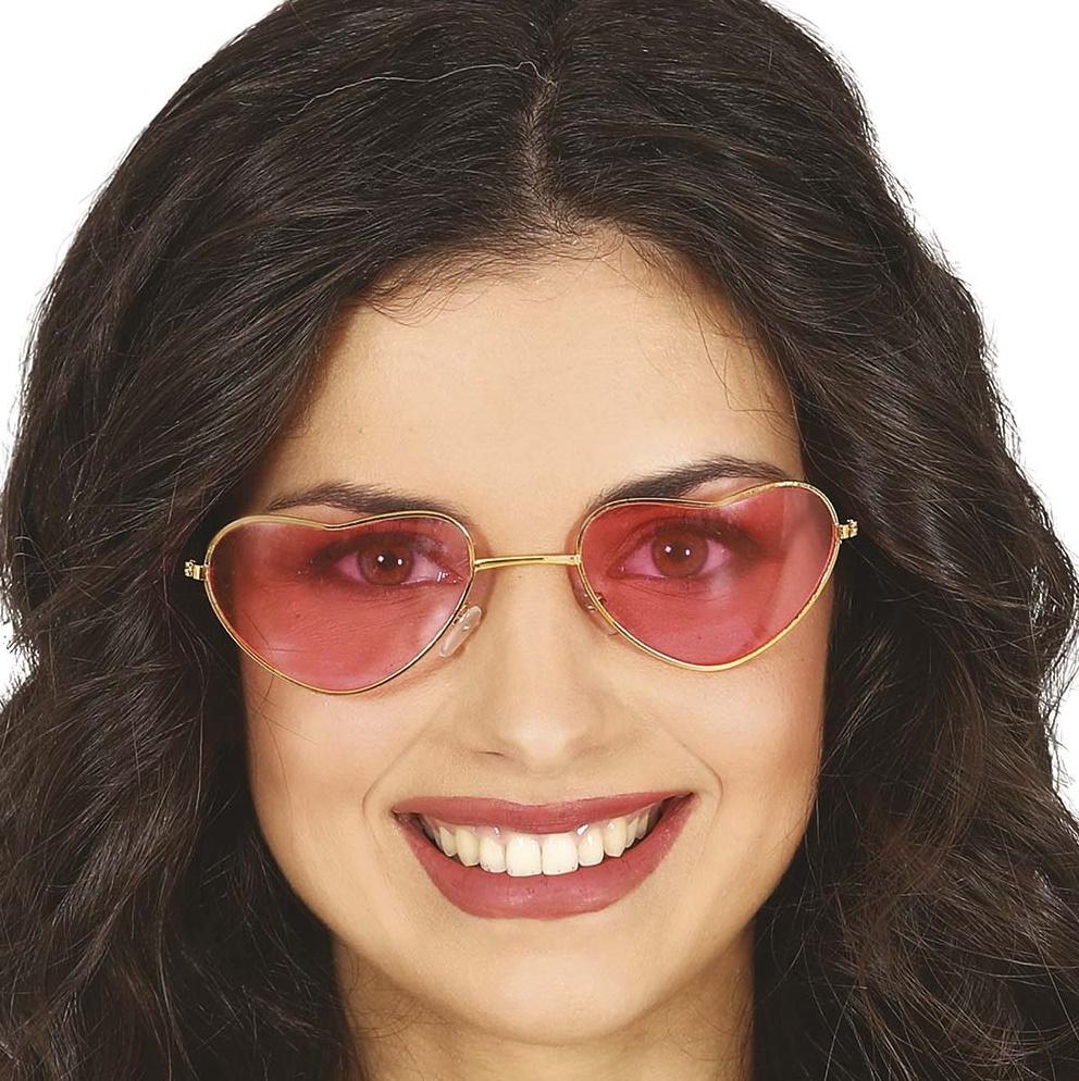 Women' Heart Glasses Red Hearts Outfit