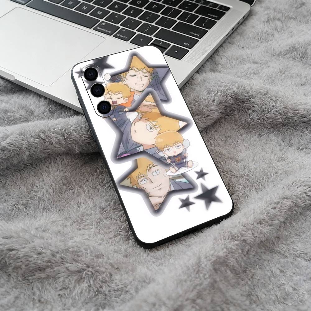 M-Mob -Psycho -100 Черный Мягкий Силиконовый Чехол для Телефона для Samsung Galaxy A73, A71, A72, A70, A53, A52, A51