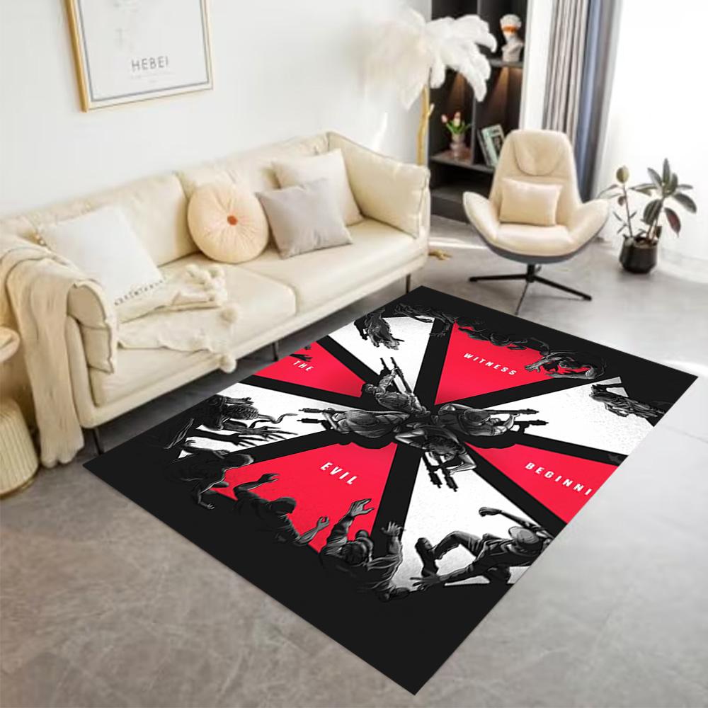 Resident Evil: Umbrella Siege Carpet Suitable for Decorate room Game Room Dormitory Outdoor Antislip Carpet Anime Office Decor