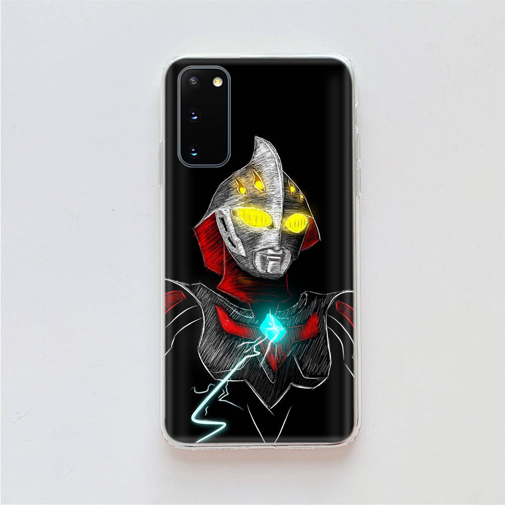AD91 Ultraman прозрачный чехол для Samsung A04 A14 A23 A34 A54 M23 M33 M52 M53 Realme 10 9 C30S C35 C55 VIVO Y02 Y21 Y33S Y51 X80 V25 чехол