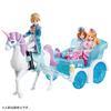 TAKARA TOMY "Licca-chan Dreaming Princess Royal Carriage" Игрушка для ролевых игр с куклой для детей от 3 лет Соответствует стандартам безопасности игрушек Сертификат ST Mark