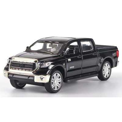 Масштаб 1/32 Toyota Tundra Внедорожник Пикап Сплав Металл Литой Модель Автомобиля Звук и Свет Коллекционные Подарки для Взрослых Mini GT Подарок