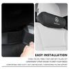 AABIB1 For Benz Car Logo Seat Headrest Leather Neck Pillow Decorative Accessories Exclusive AMG W124 W203 W204 SPRINTER V CLASS VIANO