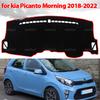 Dashboard Cover Protective Pad for Kia Picanto Morning 2018- Car Accessories Dash Board Sunshade Anto-UV Carpet