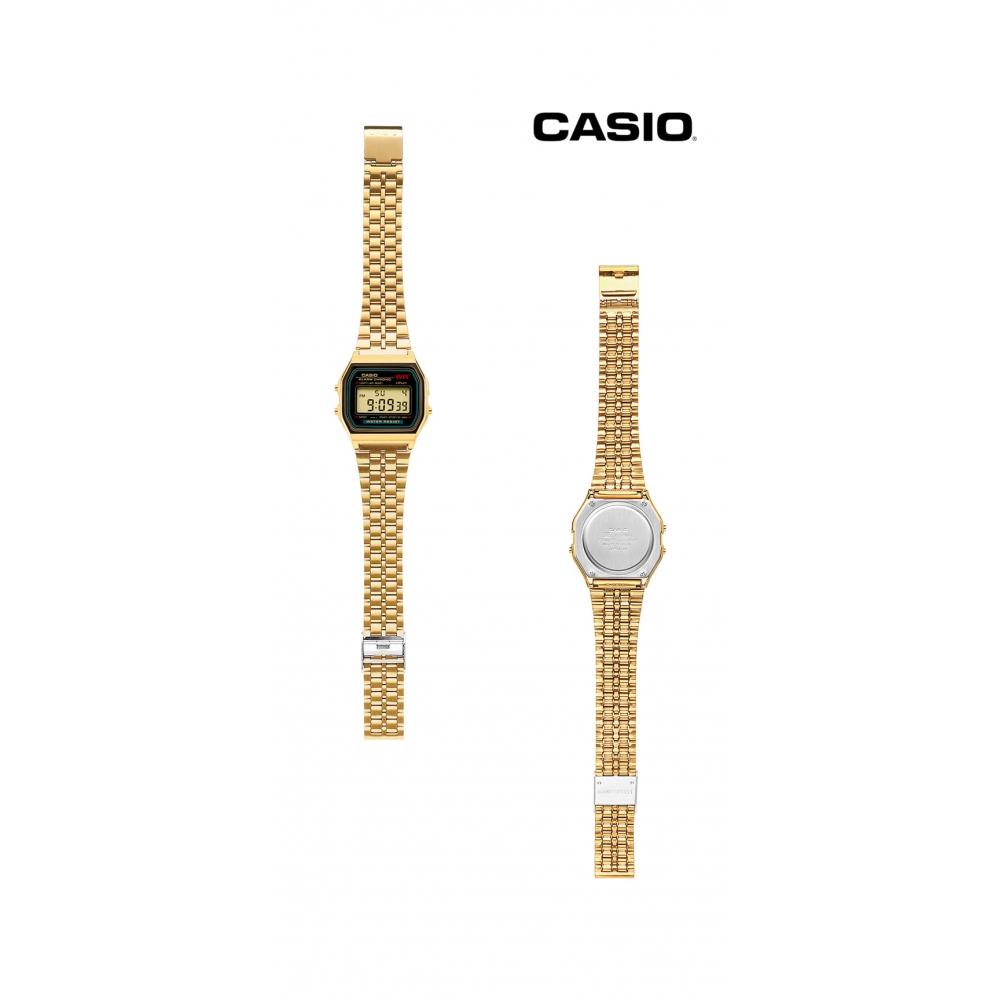 Casio A159wgea 1df A159wgea 1 Цифровые Квадратные Винтажные Ретро Общественные Металлические Часы