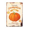 Pumpkin Vintage Poster Tin Sign Plate Thanksgiving Retro Metal Signs Plaque Bar Pub Kitchen Home Decor Halloween Gift