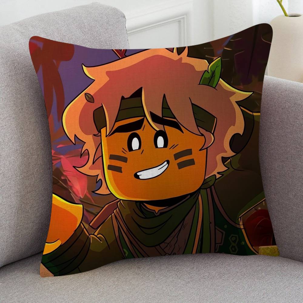 Anime Ninjago Game For Cartoon Print Peripheral Pillow Case Cushion Cover Home Decor Birthday Gift Pillowcover