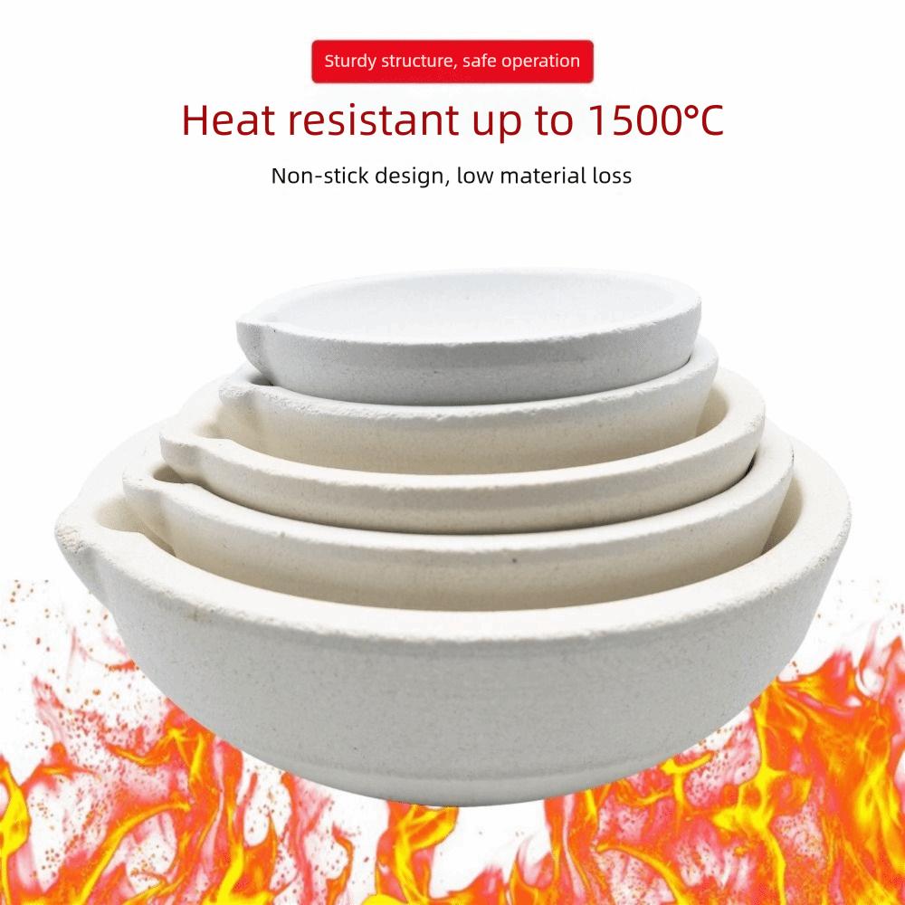 Heat-resistant Melting Bowl Round Jewelry Casting Tools Convenient Furnace Tools  Platinum Refining