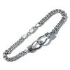Anklet Silver 925 Popular Handcuffs Kihei Chain Misanga Hand Chain Popular Foot Ankle Bracelet Men and Women [EPIC BOLEN] Men's (24)