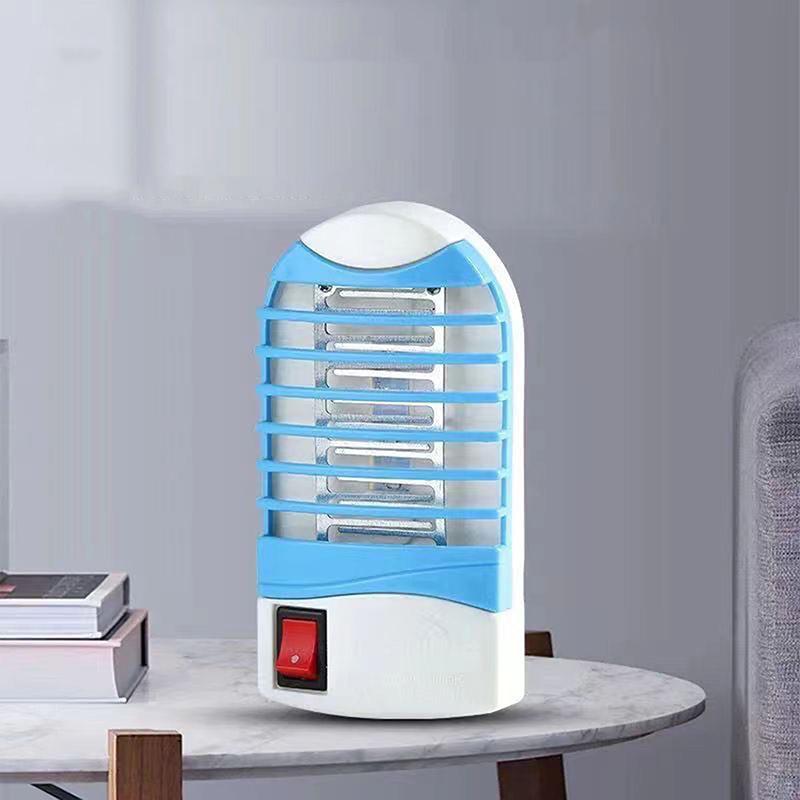 Синий Свет Электрическая Лампа-Уничтожитель Комаров Для Дома, Вставляемая в Розетку, Лампа-Репеллент от Комаров, Хлопушка, Ловушка для Мух