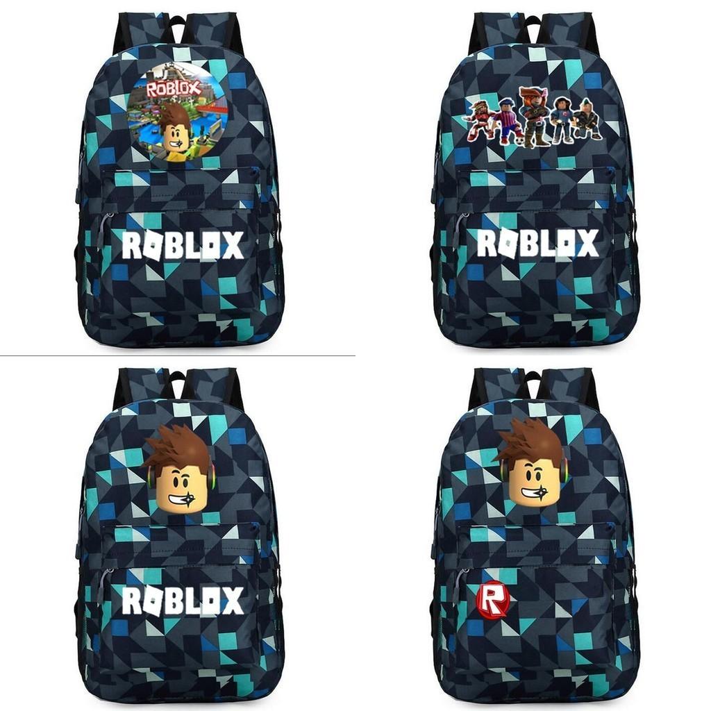 Стильный рюкзак Roblox для детей с ярким мультяшным рисунком и большим объемом