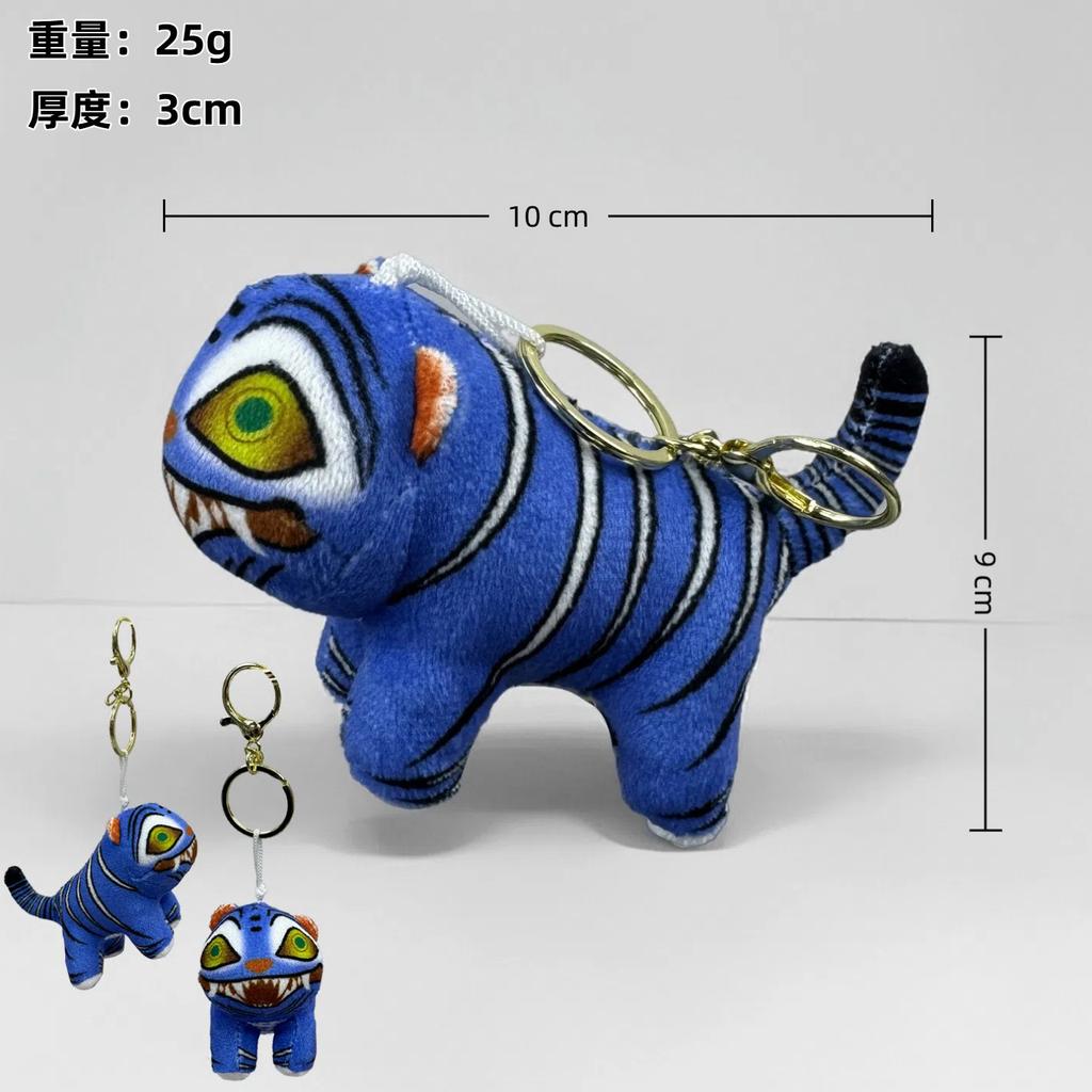 Anime K-pop Demons Hunters Plush Cute Purple Tiger Black Hat Magpie With 3 Eyes Monster Hunt Girl Group Stuffed For Fans Gifts