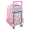 Рюкзак школьный на колесиках Свинка Пеппа Мороженое Розовый Мятный 26 х 34 х 11 см