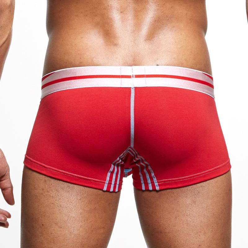 Мужские боксеры из гребенного хлопка, дышащие, со средней посадкой, с эффектом подтяжки бедер от Seeinner