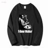 ВИНТАЖНАЯ Черная рубашка с коротким рукавом T Bone Walker длинные или рукава винтаж Стирка Удобная Немного Стильная мода Повседневная
