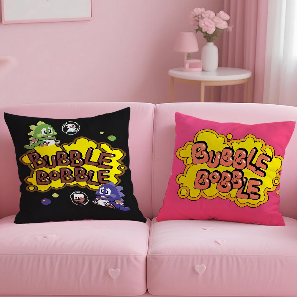 Аниме B-Bubble B-Bobble Наволочка Удобная Двусторонняя Наволочка Идеально для Автомобиля Дивана Спальни и Многого Другого