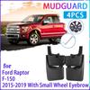 4 PCS Car Mud Flaps for Ford Raptor F150 F-150 F 150 2015~ 2016 2017 Mudguard Splash Guards Fender Mudflaps Auto Accessories