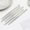 1 набор палочек для еды, термостойкие шестиугольные палочки для еды из нержавеющей стали, палочки для еды для ресторана отеля, товары для дома