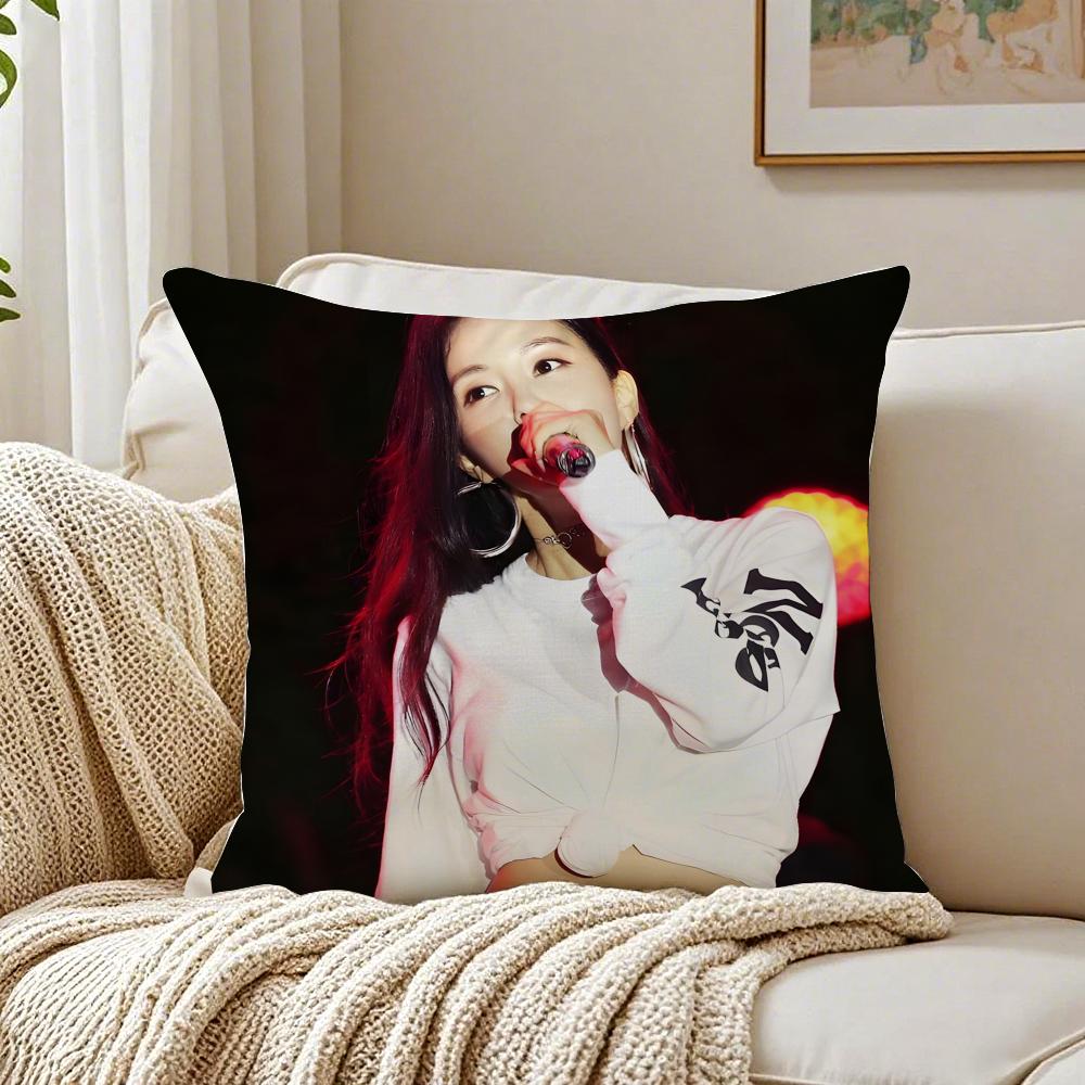 singer chic HHyomin Cushion Cover Pillowcase Antidustmite living Room Sofa Decor Cushion Room