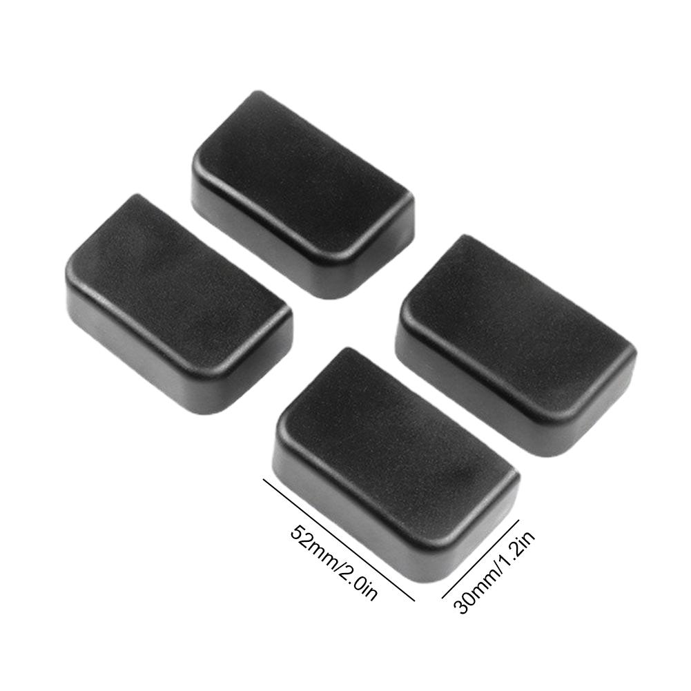 Крышка направляющей сиденья, резиновая заглушка, препятствующая столкновению, противоударные направляющие заднего сиденья для Tesla Model 3/Y, аксессуары для интерьера