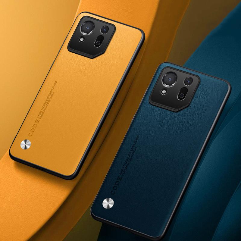 Роскошный кожаный чехол для телефона Asus ROG Phone 9 8 Pro 9Pro Однотонная кожаная ударопрочная мягкая задняя крышка для Asus ROG Phone 7 7Pro 6 5 3