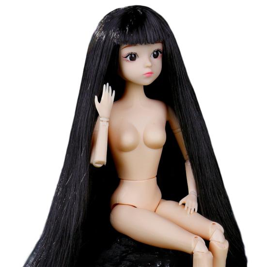 Durable Dress Up Doll 26 Movable Joints Reusable Compact 3D Ball Joint Body Play House Changing Clothes Game