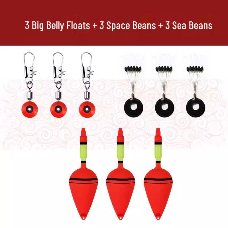 Большой животик Длинный заброс Светящийся поплавок для рыбалки на море и серебряного карпа